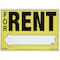 Sunburst Systems Sign For Rent 22 in x32 in Plastic with Step Stake 3820 - alternate 4